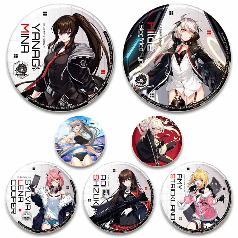 Pop Game Counter Side Brooches on Backpack Cartoon Figure Lapel Pins 58mm Alloy Round Cartoon Badge Gifts Jewelry Accessory
Pop Game Counter Side Brooches on Backpack Cartoon Figure Lapel Pins 58mm Alloy Round Cartoon Badge Gifts Jewelry Accessory