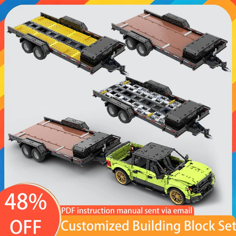 Sports Car 1/8 Car Trailer (5x7 Frame Version) MOC-42115 Customize Modular Building Blocks Popular DIY Boys Toy Christmas Gifts
Sports Car 1/8 Car Trailer (5x7 Frame Version) MOC-42115 Customize Modular Building Blocks Popular DIY Boys Toy Christmas Gifts