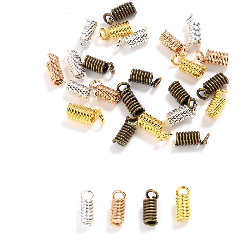 100Pcs/Lot Spring Coil End Caps Connector 3 4 5 6mm Pull Spring Buckle Fastener for Jewelry Making DIY Necklace Accessories
100Pcs/Lot Spring Coil End Caps Connector 3 4 5 6mm Pull Spring Buckle Fastener for Jewelry Making DIY Necklace Accessories