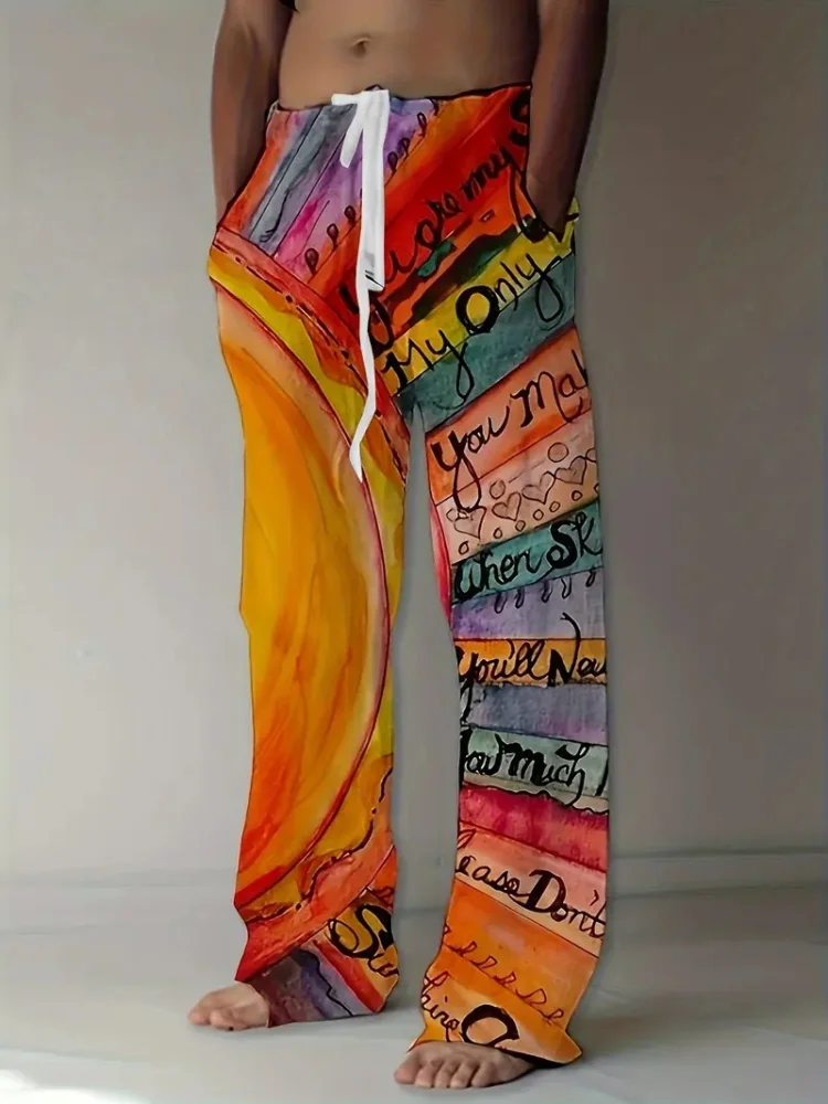 Outdoor Casual Summer Men's High Stretch Pants Colorful 3D Printed Men's Casual Pants High Waisted Sports Casual Pants S-6XL
Outdoor Casual Summer Men's High Stretch Pants Colorful 3D Printed Men's Casual Pants High Waisted Sports Casual Pants S-6XL