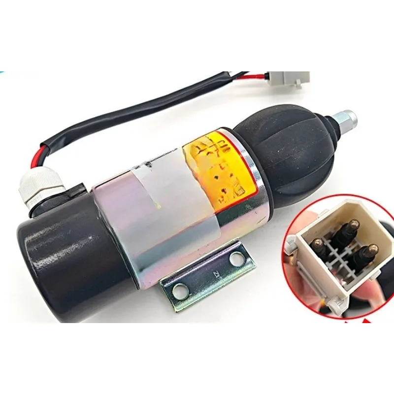 Parts Suitable for excavator D6D/D6E flameout switch Engine flameout solenoid valve QE52318 oil cut-off valve
Parts Suitable for excavator D6D/D6E flameout switch Engine flameout solenoid valve QE52318 oil cut-off valve