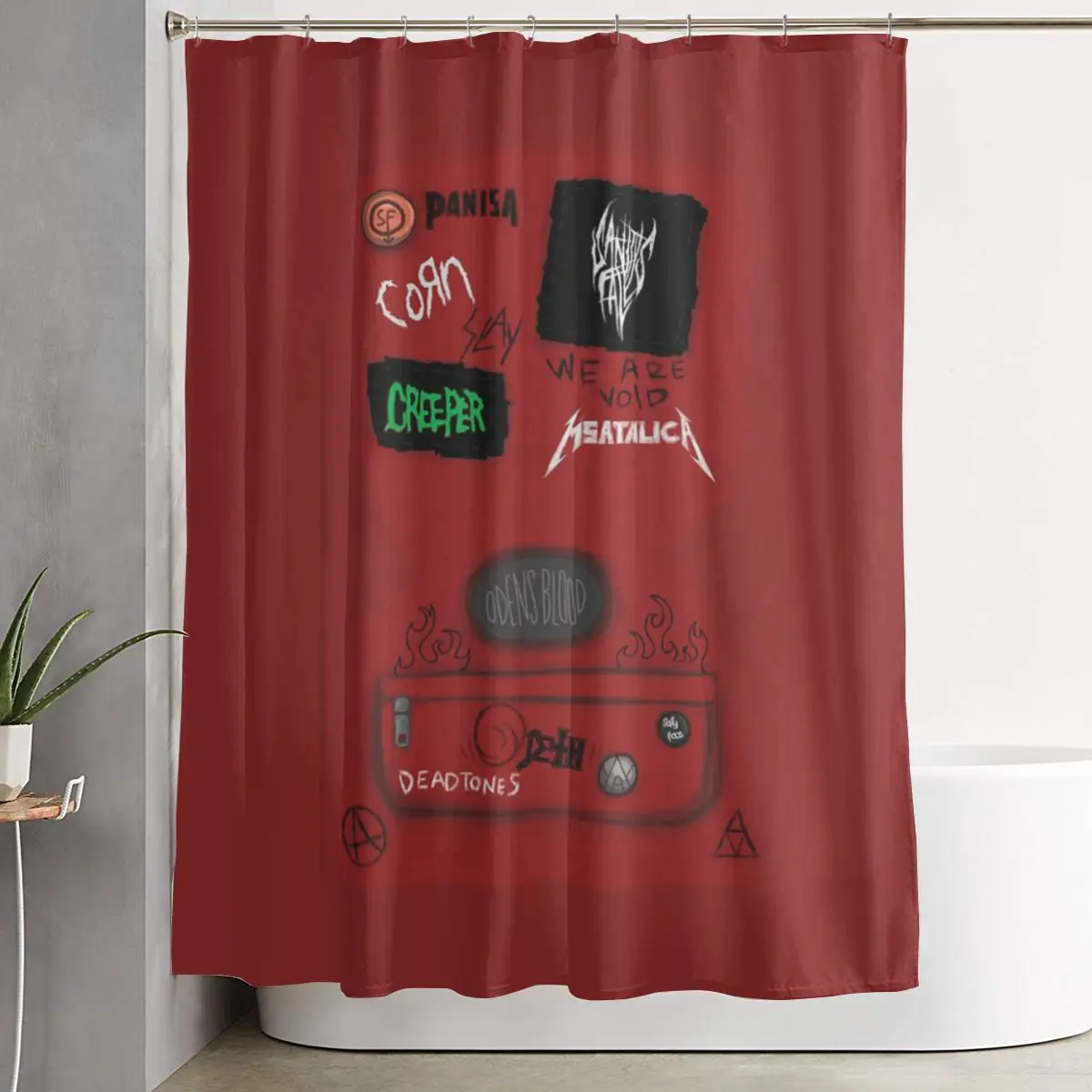 Sally Face Larry's Bag Shower Curtain Bathroom Polyester Waterproof Bath Curtains with Hooks
Sally Face Larry's Bag Shower Curtain Bathroom Polyester Waterproof Bath Curtains with Hooks