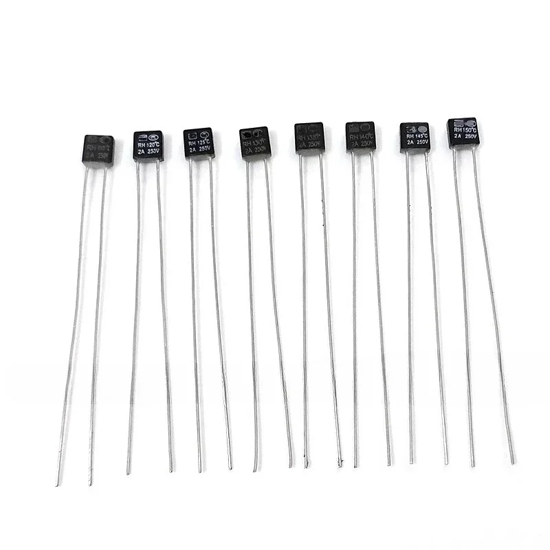 100PCS RH 92 95 102 105 115 120 125 130 135 140 145 150 Degree Thermal Fuse RH Temperature Fuse 2A 250V Fan Motor Thermal Fuse
100PCS RH 92 95 102 105 115 120 125 130 135 140 145 150 Degree Thermal Fuse RH Temperature Fuse 2A 250V Fan Motor Thermal Fuse
