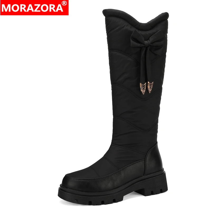 MORAZORA, большие размеры 35–44, теплые зимние ботинки на пуху, сапоги до колена, теплые зимние ботинки на толстом меху, модные ботинки на платформе
MORAZORA, большие размеры 35–44, теплые зимние ботинки на пуху, сапоги до колена, теплые зимние ботинки на толстом меху, модные ботинки на платформе