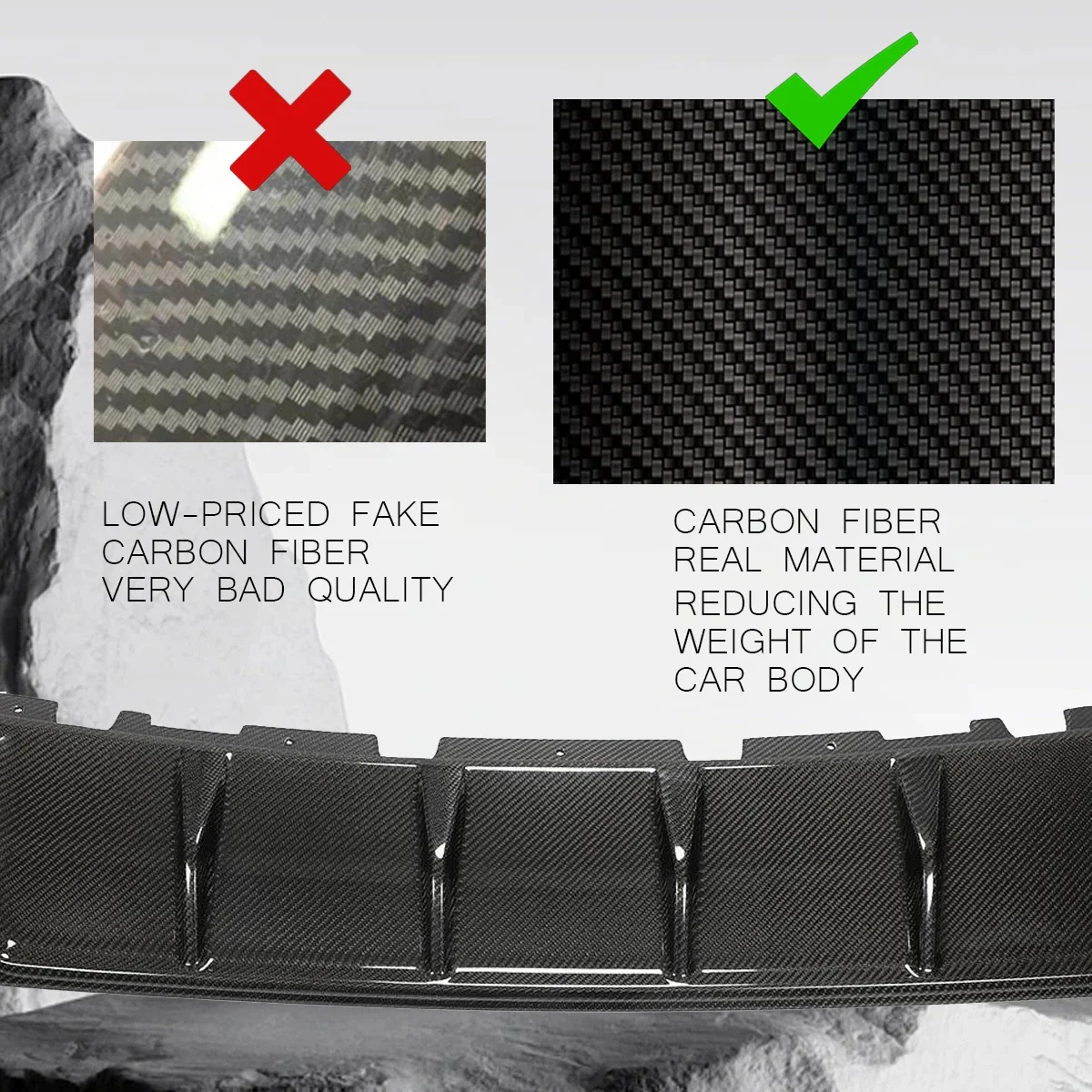 Car Body Kit Carbon Fiber Rear Bumper Diffuser Back Spoiler For Maserati Ghibli 2014-2016 MANSORY Style
Car Body Kit Carbon Fiber Rear Bumper Diffuser Back Spoiler For Maserati Ghibli 2014-2016 MANSORY Style