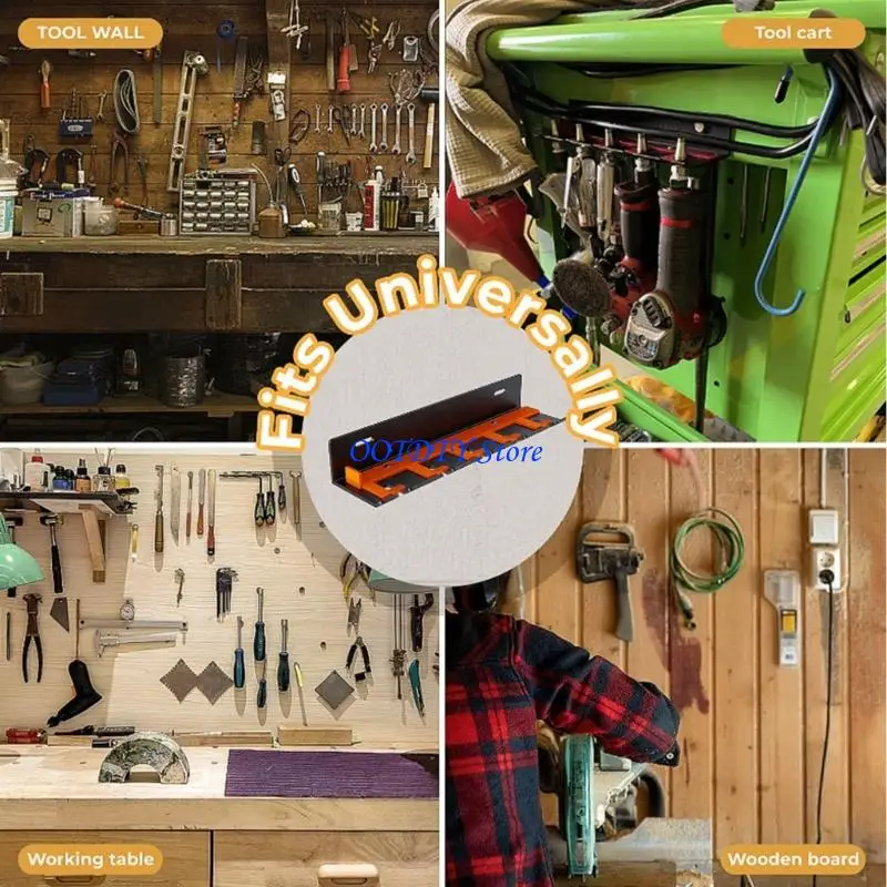 367A Rusts Proof Walls Mounted Pneumatic Tool Holder Heavy Sliding Lock Security 5 Tool Slot for Workshop
367A Rusts Proof Walls Mounted Pneumatic Tool Holder Heavy Sliding Lock Security 5 Tool Slot for Workshop