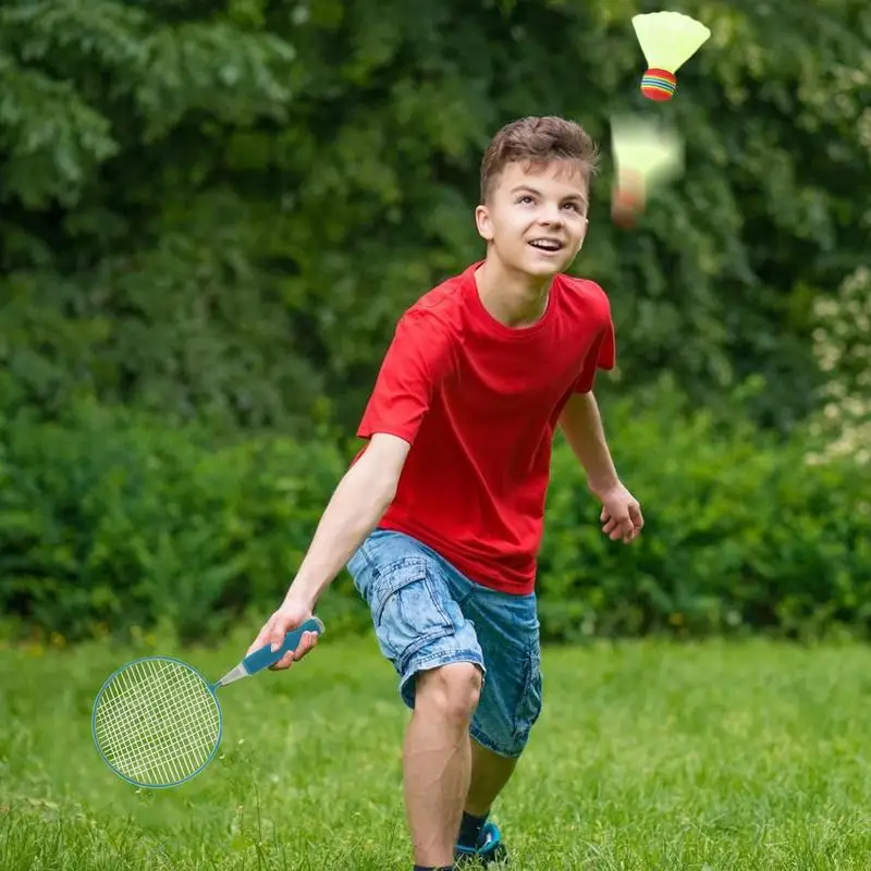 1 Pair Children Tennis Badminton Rackets Ball Set Sports Family Game Toy Kids Badminton Rackets Shuttlecock Racquet
1 Pair Children Tennis Badminton Rackets Ball Set Sports Family Game Toy Kids Badminton Rackets Shuttlecock Racquet
