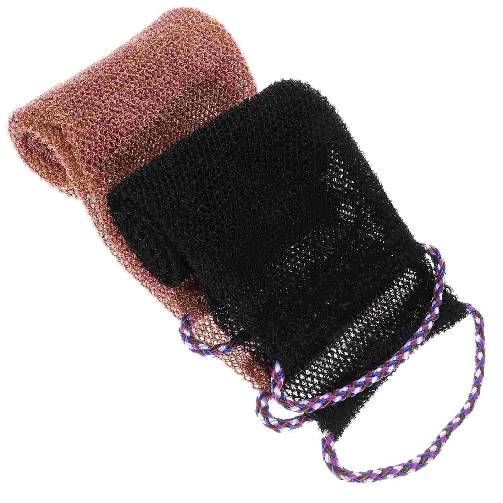 2 Pcs Drawstring Bath Towel Non-breaking Net Convenient Body Scrubber Sponge African Exfoliating Washcloth Nylon Skin Brush
2 Pcs Drawstring Bath Towel Non-breaking Net Convenient Body Scrubber Sponge African Exfoliating Washcloth Nylon Skin Brush