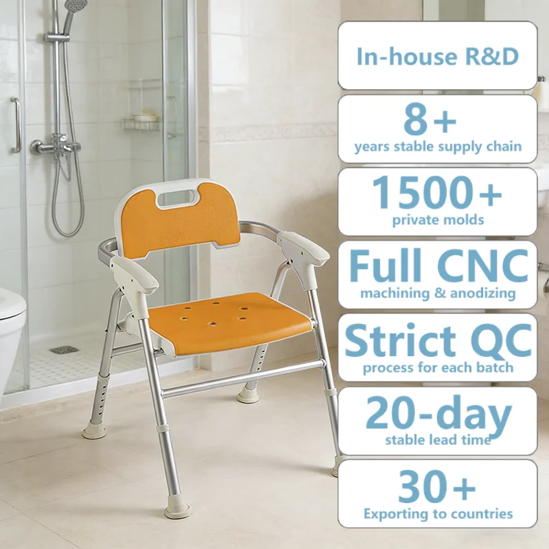 Simplywalk Aluminum Alloy 180KG Bath Shower Chair Folding Nursing Home Pregnant Woman UKCA Distributor Program
Simplywalk Aluminum Alloy 180KG Bath Shower Chair Folding Nursing Home Pregnant Woman UKCA Distributor Program