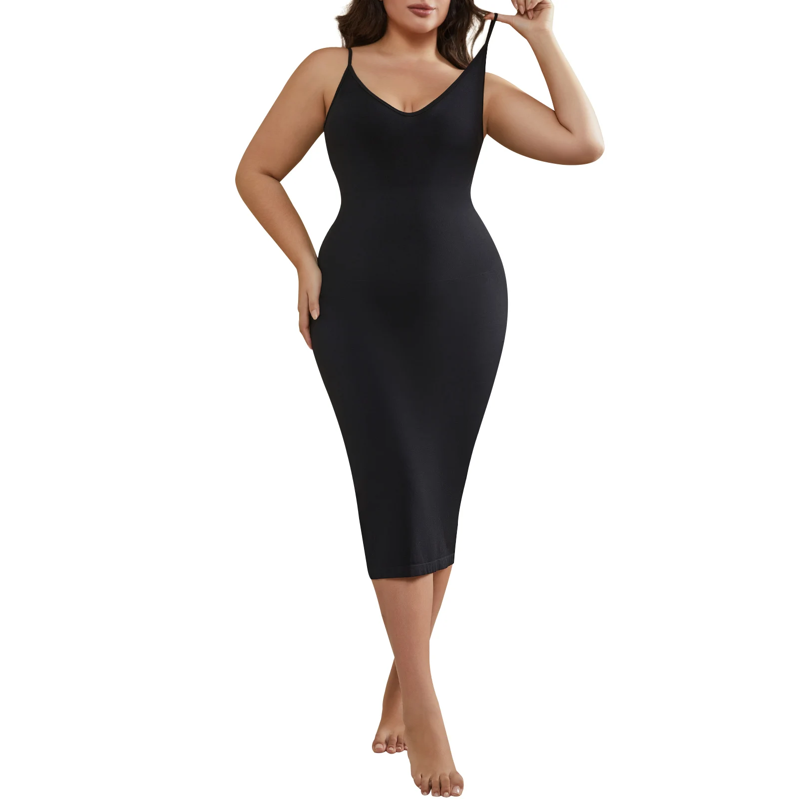 Women Bodycon Dress for Women Plus size Sleeveless Casual Party Shapewear Slip Dress Midi Body Shaper
Women Bodycon Dress for Women Plus size Sleeveless Casual Party Shapewear Slip Dress Midi Body Shaper