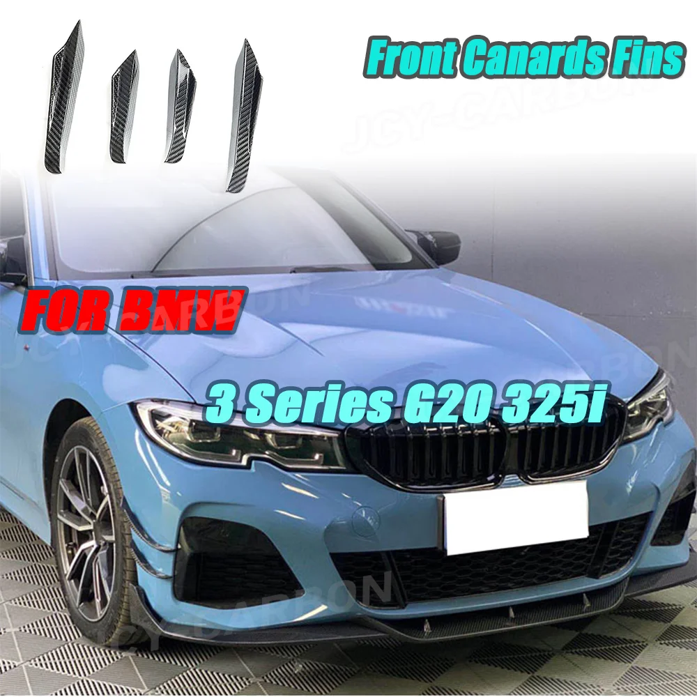 JCYECF For BMW 3 Series G20 325i 2019 2020 Dry Carbon Fiber Front Bumper Side Trim Canards Fins Flaps Cover Spoiler Car Styling
JCYECF For BMW 3 Series G20 325i 2019 2020 Dry Carbon Fiber Front Bumper Side Trim Canards Fins Flaps Cover Spoiler Car Styling