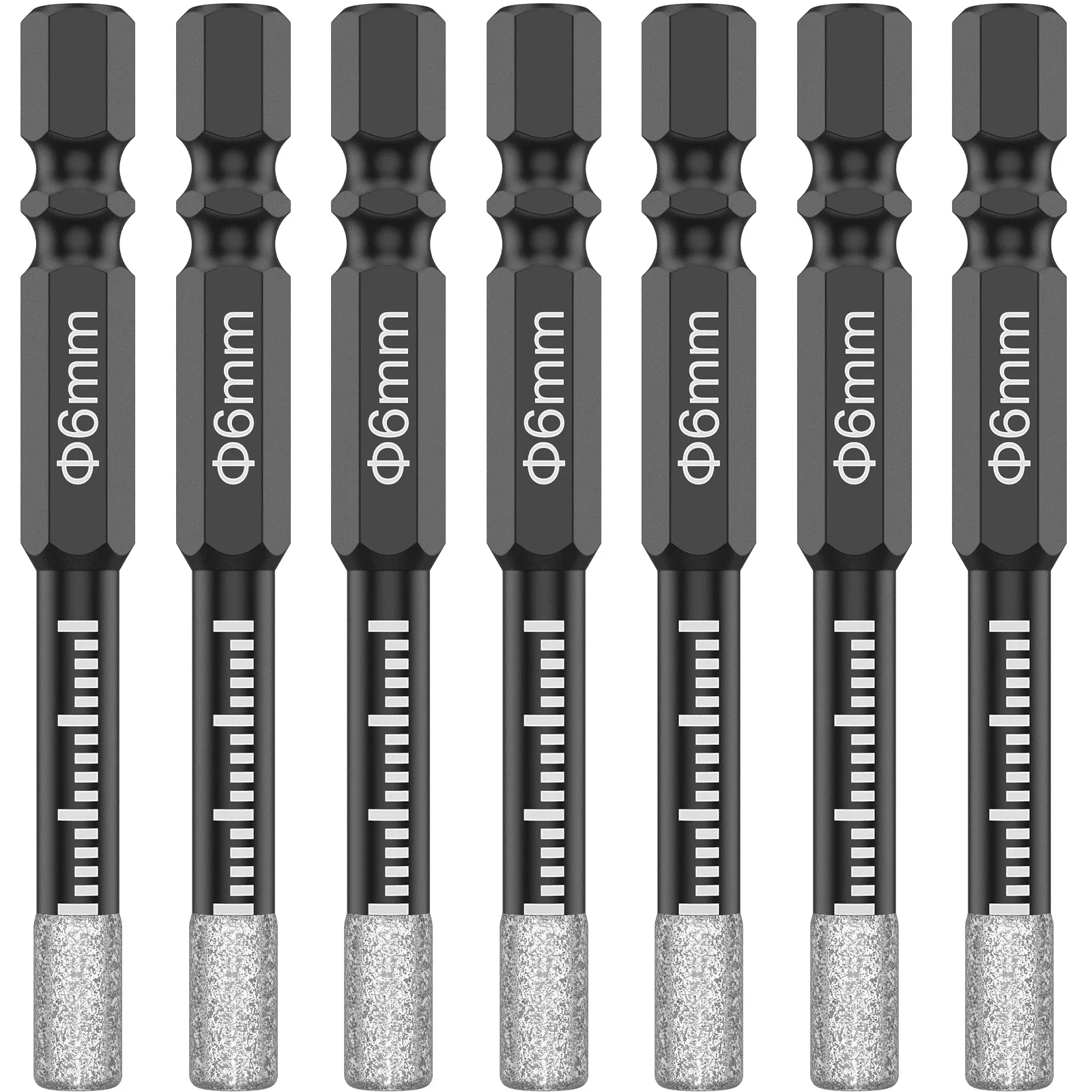 7 pieces of 6mm dry diamond drill bit set, vacuum brazed core drill bit set
7 pieces of 6mm dry diamond drill bit set, vacuum brazed core drill bit set