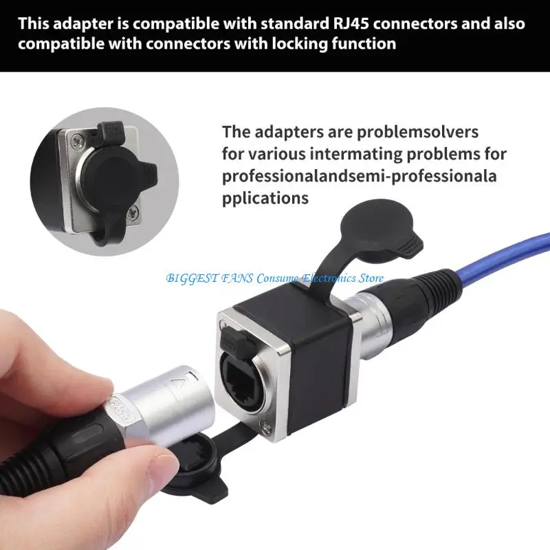 Acid Resistant RJ45 Female Clip Aluminum Mixture Housing Cat6 Cat5e Consistent 
Acid Resistant RJ45 Female Clip Aluminum Mixture Housing Cat6 Cat5e Consistent