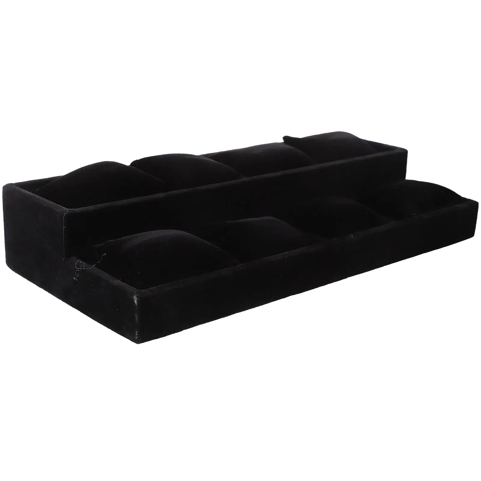 Multi layer Jewelry Storage Box Watch Case Black 2 tier Soft Lining Display Tray Bracelet Holder For Necklace Bangle ganizer
Multi layer Jewelry Storage Box Watch Case Black 2 tier Soft Lining Display Tray Bracelet Holder For Necklace Bangle ganizer
