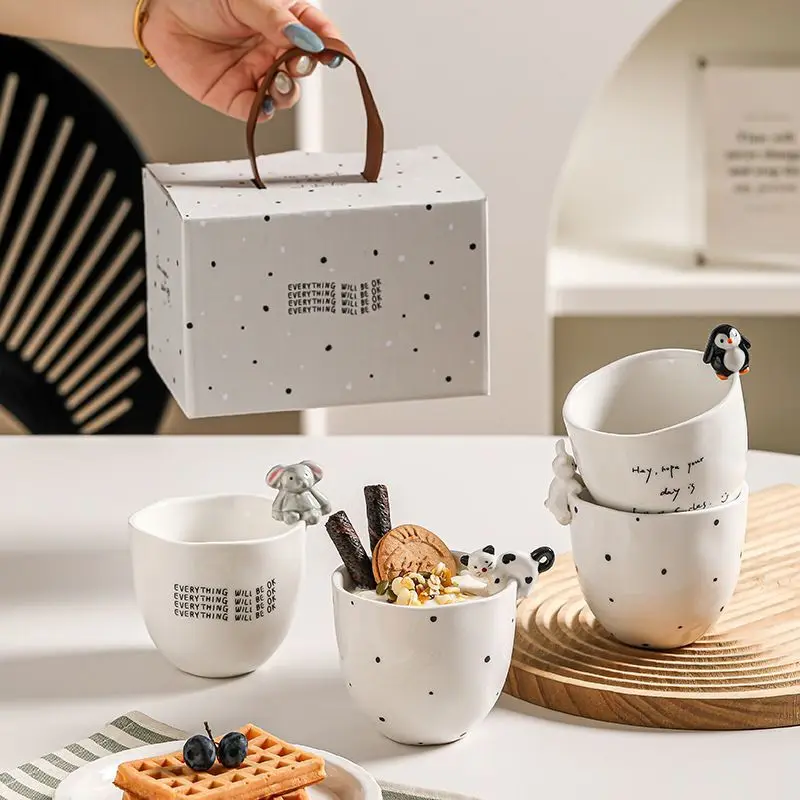3D Animal Ceramic Mug with Gift Box,Letter Breakfast Milk Coffee Cups,Cartoon Couple Tea Cup Birthday Gift, Home Decor Tableware
3D Animal Ceramic Mug with Gift Box,Letter Breakfast Milk Coffee Cups,Cartoon Couple Tea Cup Birthday Gift, Home Decor Tableware