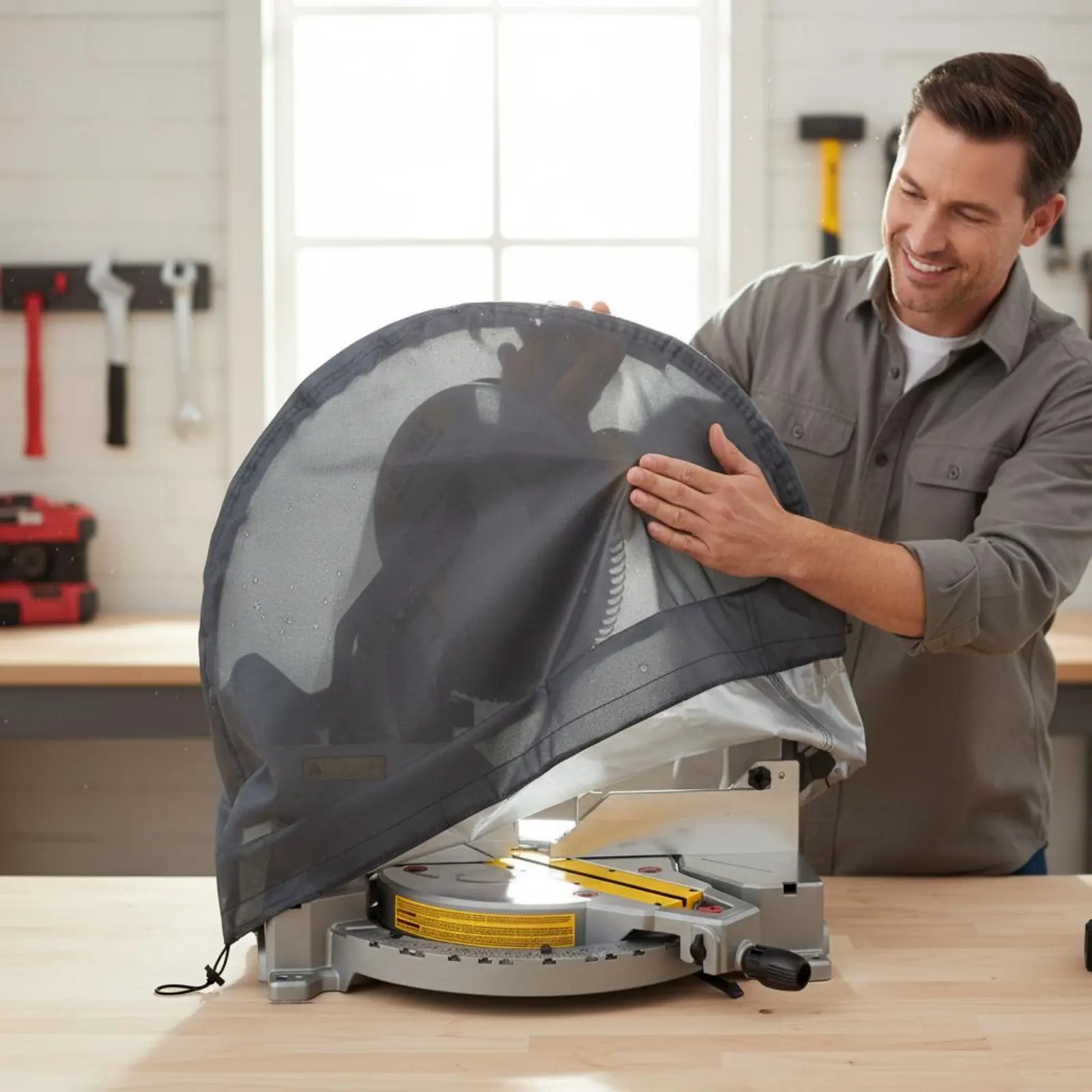 Table Saw Cover Protection Waterproof Tool Cover Electric Saw Protector Tear Resistant Universal Particulate Guard for Outdoor
Table Saw Cover Protection Waterproof Tool Cover Electric Saw Protector Tear Resistant Universal Particulate Guard for Outdoor