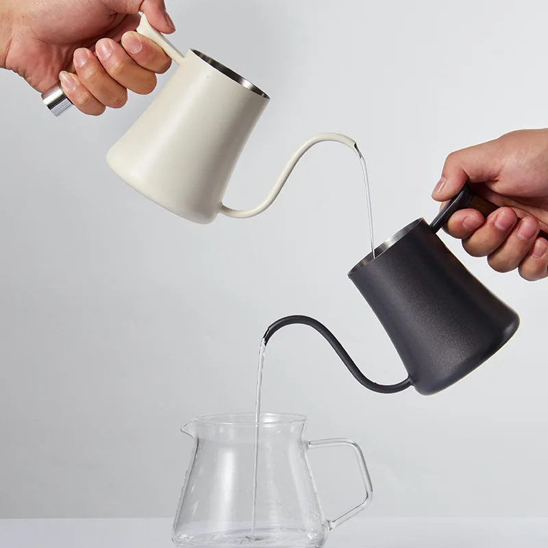 Drip coffee extraction pot set, long spout, fine mouthed filter pot, stainless steel hand brewing pot
Drip coffee extraction pot set, long spout, fine mouthed filter pot, stainless steel hand brewing pot