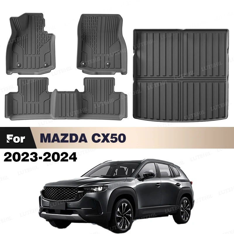 LUTEHIL For MAZDA CX50 2023-2024 All-Weather TPE Floor Mat Trunk Mat Carpet Cover Automotive Interior Accessories
LUTEHIL For MAZDA CX50 2023-2024 All-Weather TPE Floor Mat Trunk Mat Carpet Cover Automotive Interior Accessories