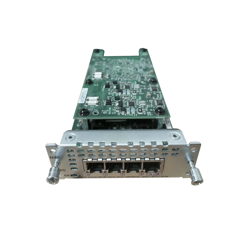 Оригинальный модуль расширения для сетевого модуля Cisco NIM-4FXO 4-портовый модуль-FXO для модуля маршрутизатора серии ISR 4000
Оригинальный модуль расширения для сетевого модуля Cisco NIM-4FXO 4-портовый модуль-FXO для модуля маршрутизатора серии ISR 4000