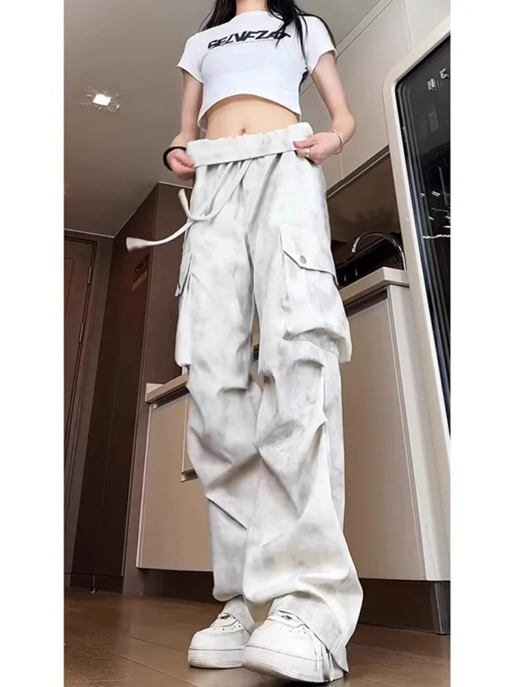 Tie-Dye Casual Pants Men's Loose Straight Leg Workwear Trousers with Big kets Retro Sle Autumn Faion Leisure Pants
Tie-Dye Casual Pants Men's Loose Straight Leg Workwear Trousers with Big kets Retro Sle Autumn Faion Leisure Pants