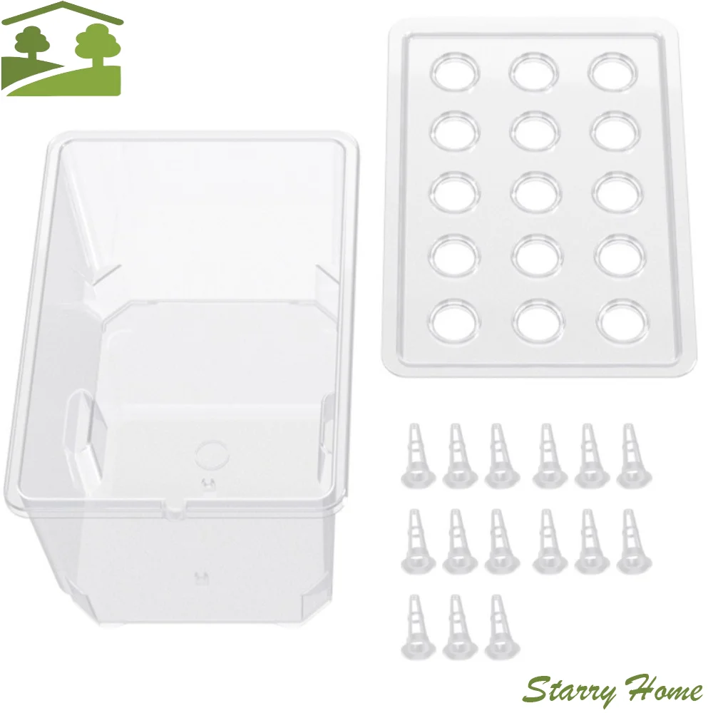 Многофункциональный гидропонный контейнер с раздельным дизайном, утолщенный пластик, для выращивания растений без почвы, для домашнего садоводства
Многофункциональный гидропонный контейнер с раздельным дизайном, утолщенный пластик, для выращивания растений без почвы, для домашнего садоводства