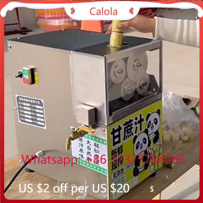 LXT Stainless Steel Vertical Electric Sugarcane Juice Press Squeezer Machine
LXT Stainless Steel Vertical Electric Sugarcane Juice Press Squeezer Machine
