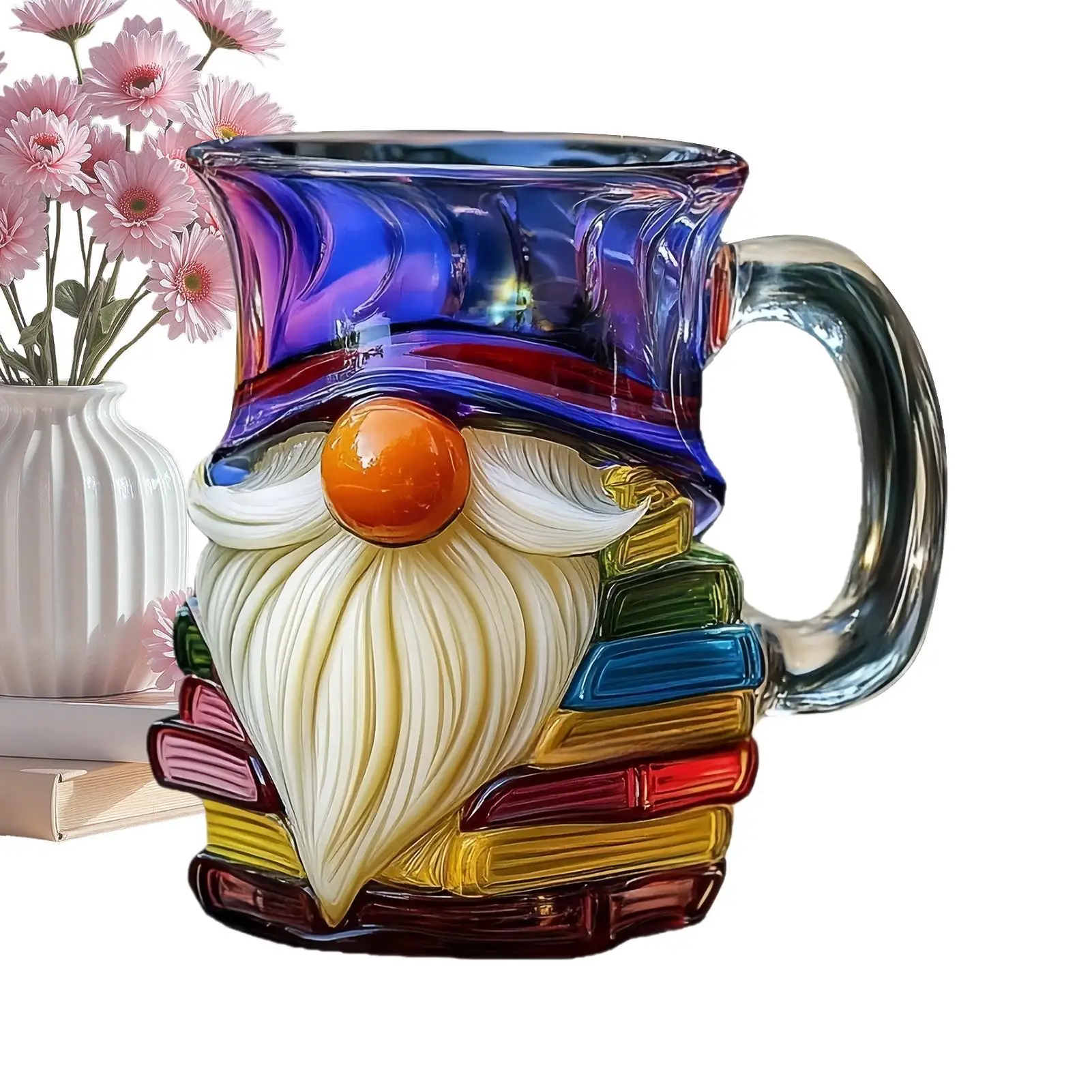 Cup For Coffee 3D Gnome Book Hand-painted Ceramic Drinking Mug Fun Tea Cup For Family Friends Beverages Birthdays Home Indoor
Cup For Coffee 3D Gnome Book Hand-painted Ceramic Drinking Mug Fun Tea Cup For Family Friends Beverages Birthdays Home Indoor