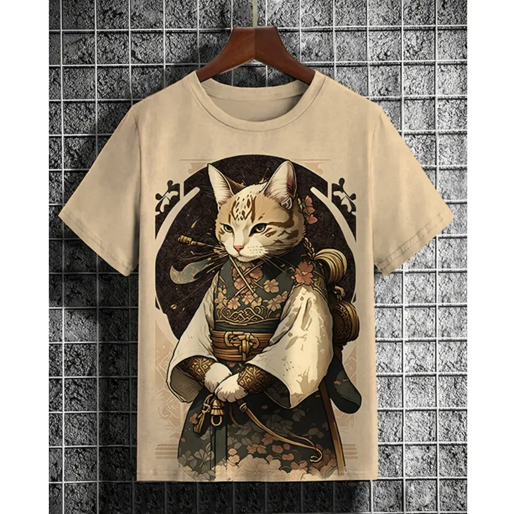Ukiyo-e Kanagawa Sea Wave Cat Art T Shirts 3D Print Japanese Samurai Graphic Women/Men Short Sleeve Top Tee Oversized Streetwear
Ukiyo-e Kanagawa Sea Wave Cat Art T Shirts 3D Print Japanese Samurai Graphic Women/Men Short Sleeve Top Tee Oversized Streetwear