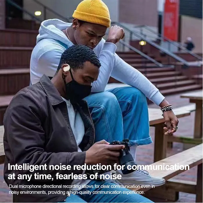 Bluetooth 5,2 Бизнес-наушники Беспроводные одиночные наушники с микрофоном Мини-крючок для ушей Hi-Fi стерео музыкальные наушники для мобильного телефона Автомобильный звонок
Bluetooth 5,2 Бизнес-наушники Беспроводные одиночные наушники с микрофоном Мини-крючок для ушей Hi-Fi стерео музыкальные наушники для мобильного телефона Автомобильный звонок