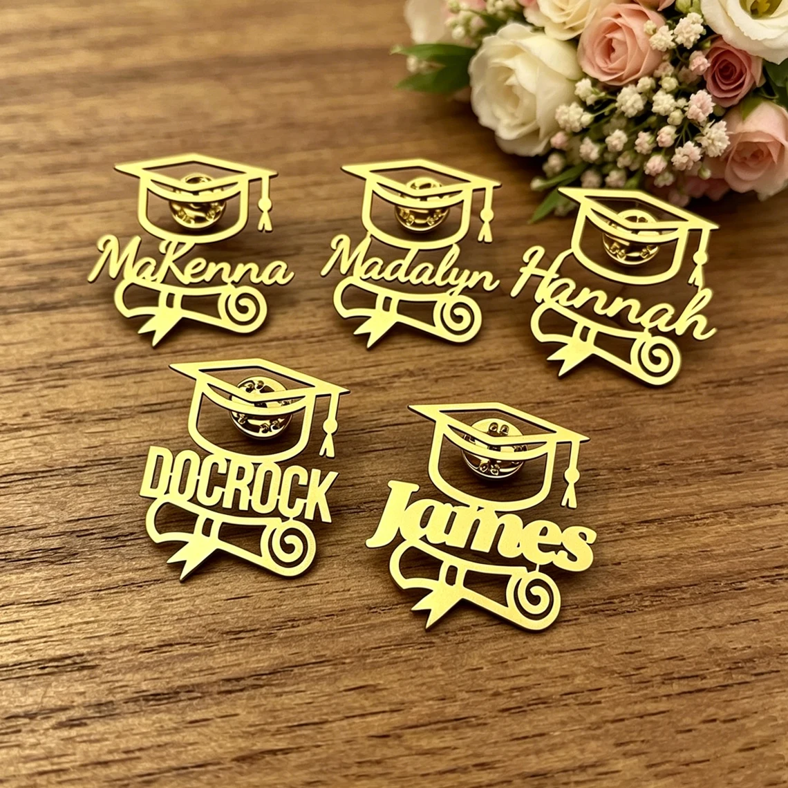 Personalized Custom Name Graduation Cap Brooch Stainless Steel Customized Logo Name Lapel Pin Brooch Graduation Jewelry Gift
Personalized Custom Name Graduation Cap Brooch Stainless Steel Customized Logo Name Lapel Pin Brooch Graduation Jewelry Gift