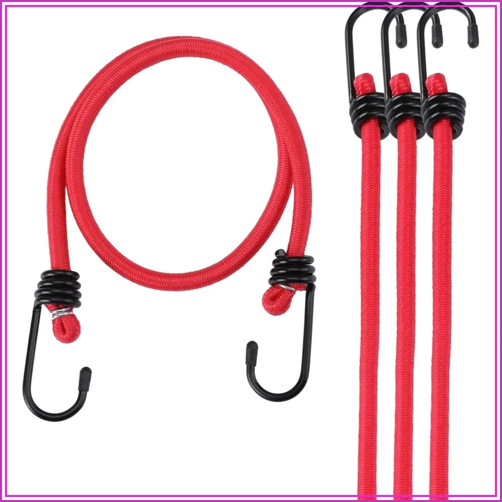 24 Inch Bungee Cord with Hooks, 4 Pack Heavy Duty Elastic Ropes for Camping, Luggage, and Cargo
24 Inch Bungee Cord with Hooks, 4 Pack Heavy Duty Elastic Ropes for Camping, Luggage, and Cargo