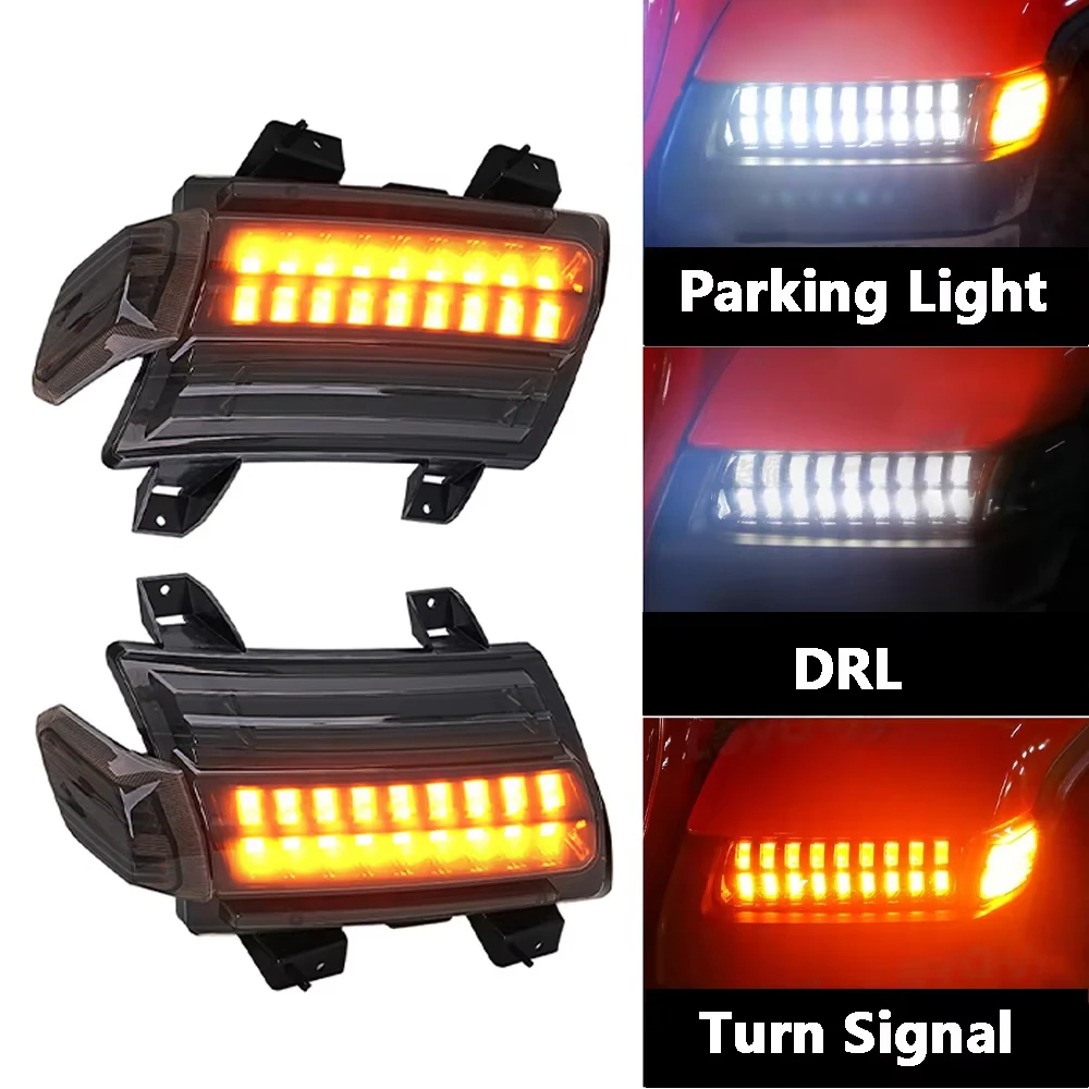 1 Set LED White and Yellow Fender Light Side Marker Light with Turning Light Flashing for Jeep Wrangler JL 2018+
1 Set LED White and Yellow Fender Light Side Marker Light with Turning Light Flashing for Jeep Wrangler JL 2018+