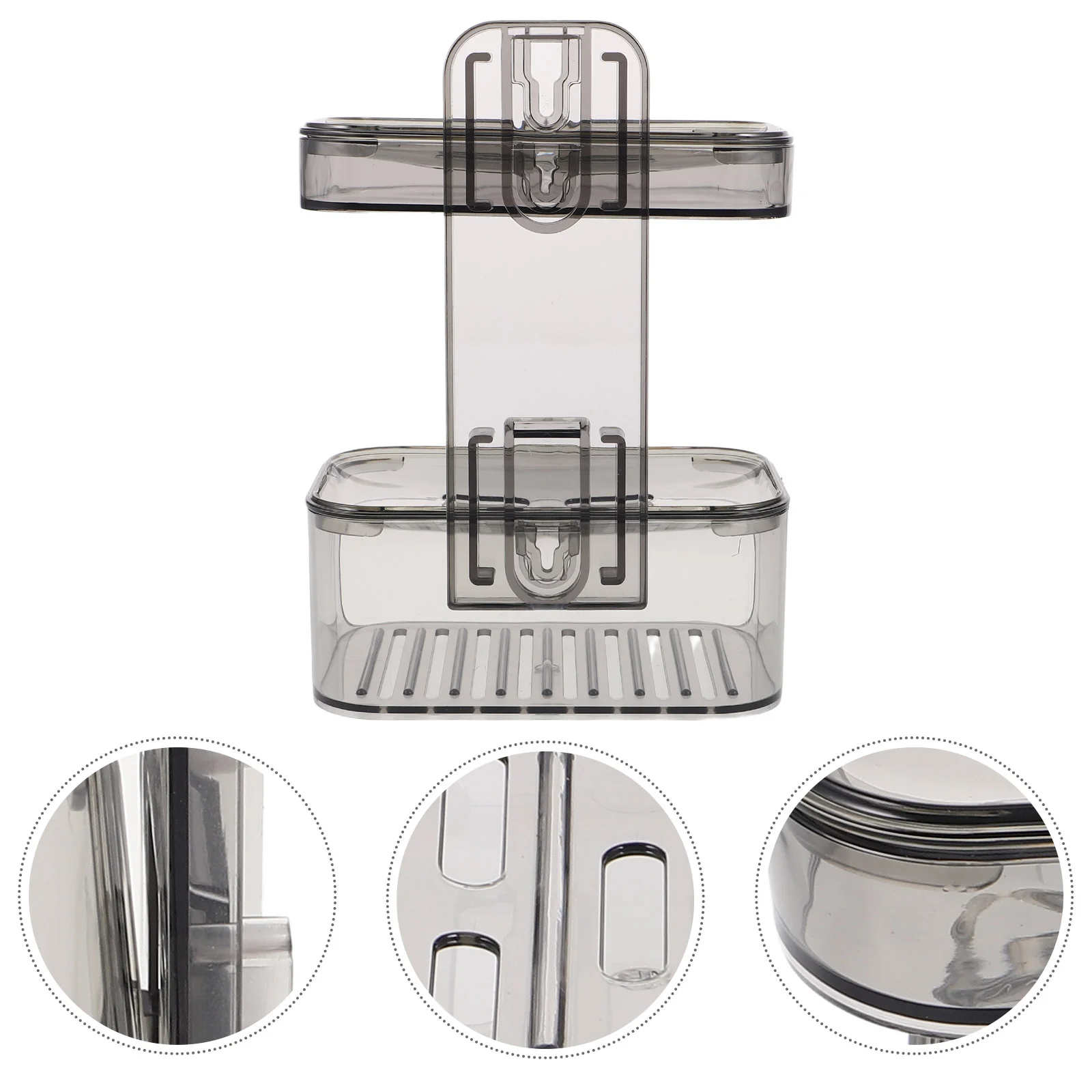 Wall Mounted Soap Sink Tray Dish Double Layer Wall-mounted Hand Holder Self Draining The Pet Double-layer Adhesive
Wall Mounted Soap Sink Tray Dish Double Layer Wall-mounted Hand Holder Self Draining The Pet Double-layer Adhesive