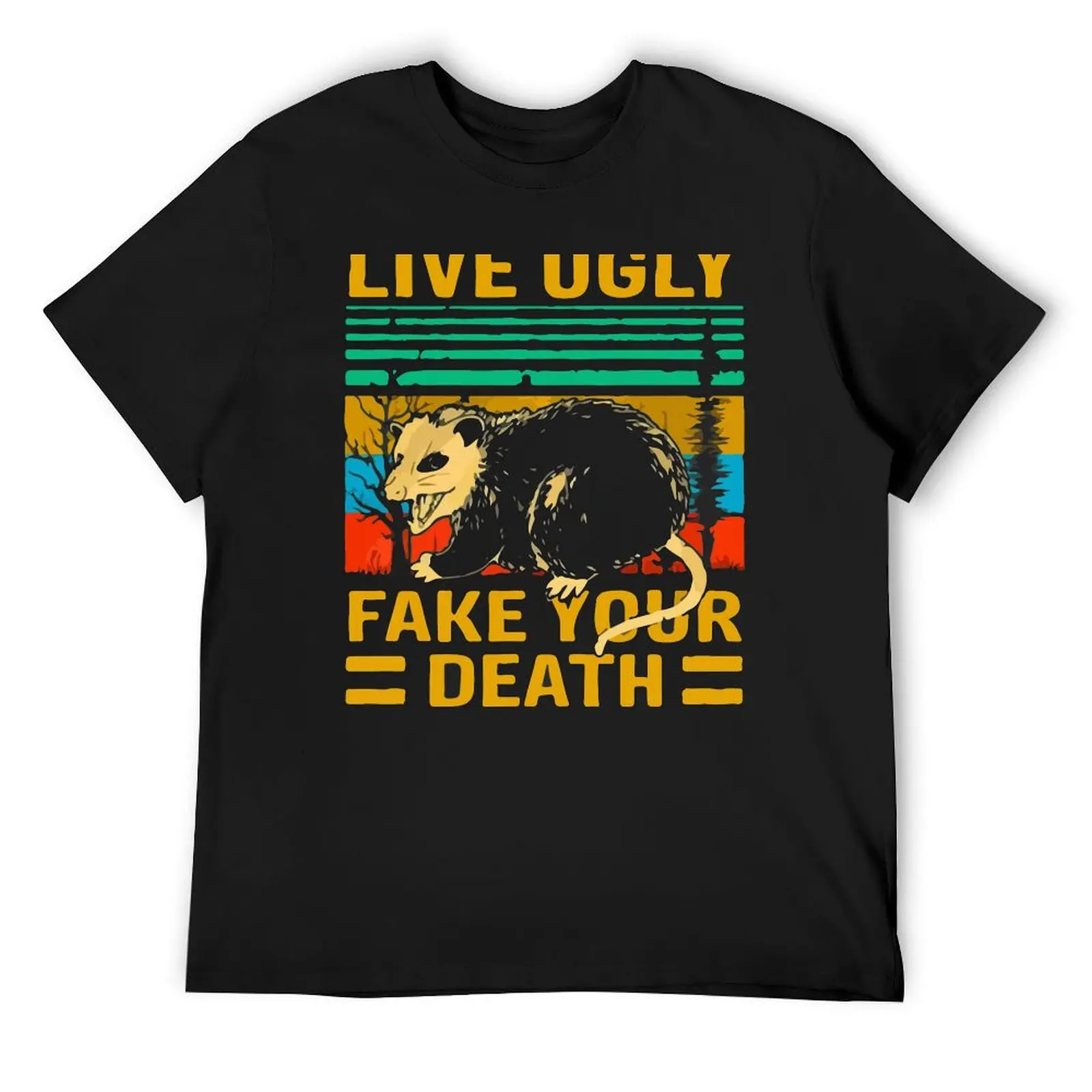Live Ugly Fake Your Death Retro Vintage Opossum T-Shirt customs luxury t-shirt sweat mens clothing
Live Ugly Fake Your Death Retro Vintage Opossum T-Shirt customs luxury t-shirt sweat mens clothing