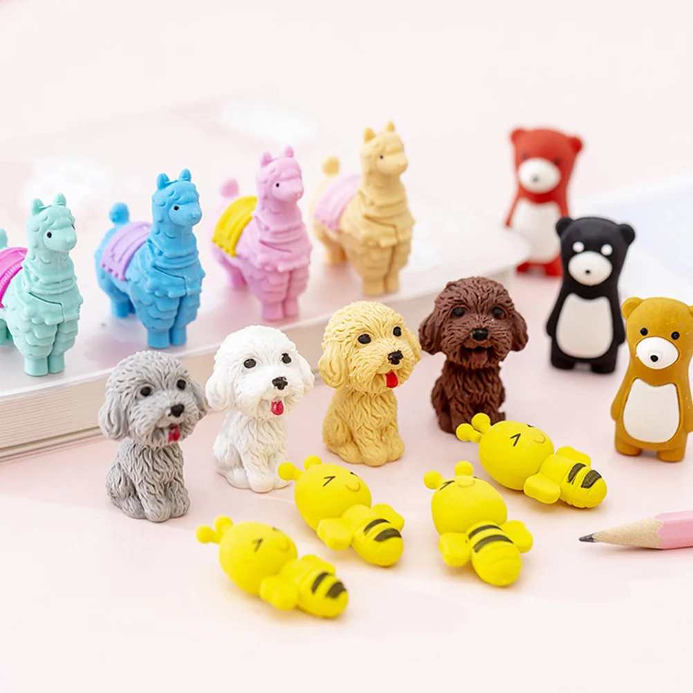 20Pcs Animal Shaped Pencil Erasers Portable Multi-Function Mini Erasers Durable Kids School Supplies Compact Daily Use
20Pcs Animal Shaped Pencil Erasers Portable Multi-Function Mini Erasers Durable Kids School Supplies Compact Daily Use