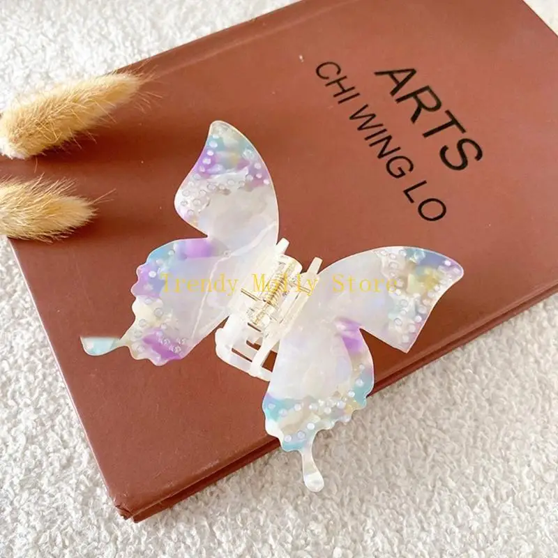 N5KB Princess at Large Hair Clips Crystal Butterfly Non-Slip Strong Hold Catch Barrettes Hair Styling Tool
N5KB Princess at Large Hair Clips Crystal Butterfly Non-Slip Strong Hold Catch Barrettes Hair Styling Tool