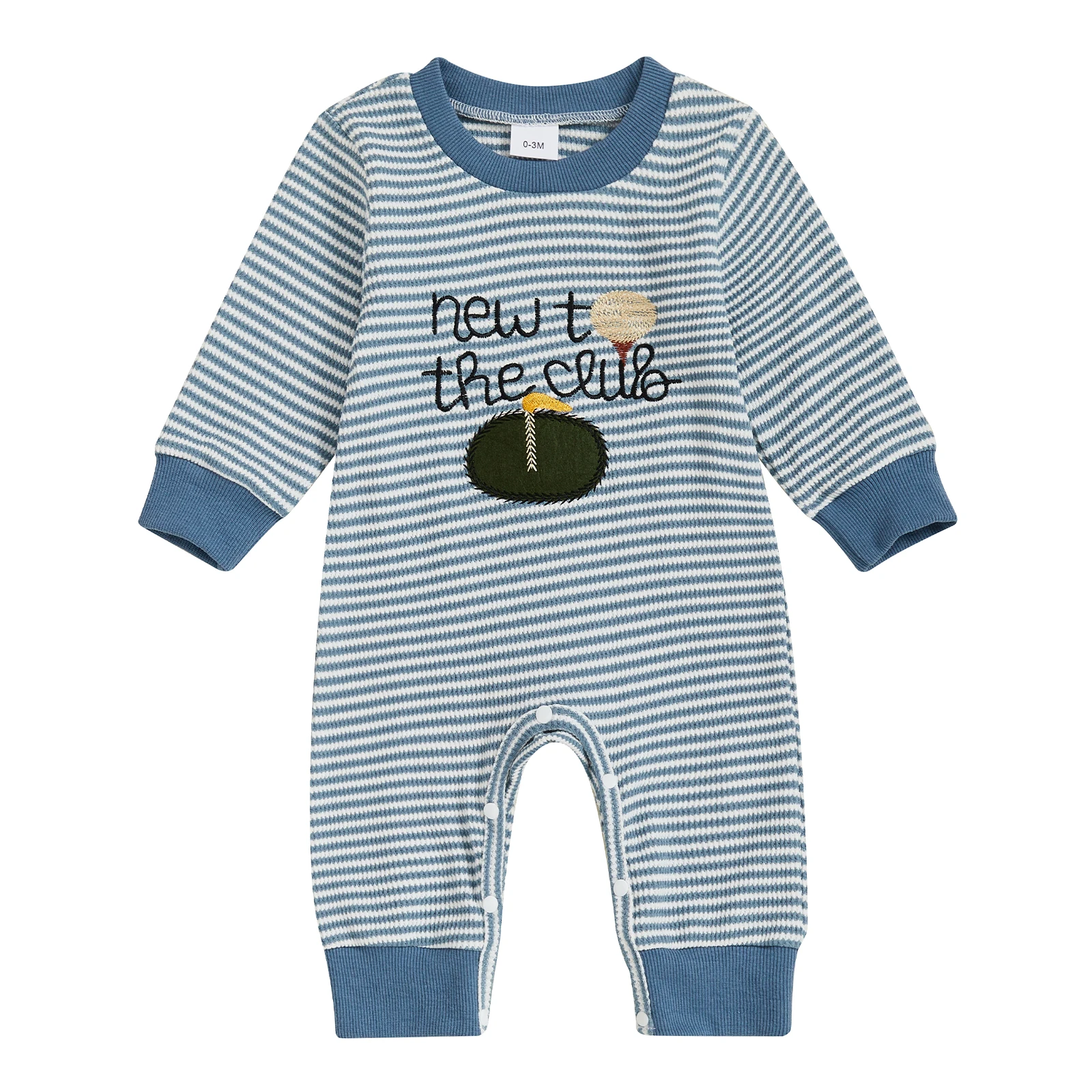 Baby Boys Sweatshirts Rompers Golf Letter Embroidery Stripe Waffle Long Sleeve Fall Clothes Bodysuits Jumpsuits
Baby Boys Sweatshirts Rompers Golf Letter Embroidery Stripe Waffle Long Sleeve Fall Clothes Bodysuits Jumpsuits