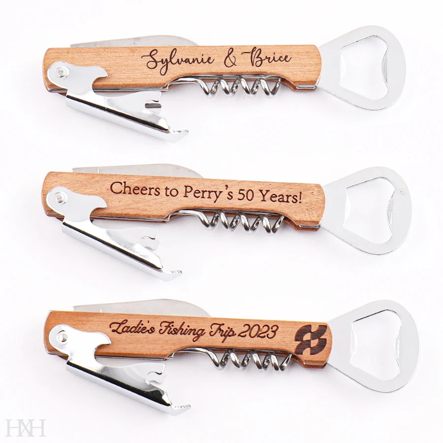 1/10pcs Personalized Wine Bottle Opener Custom Bottle Opener Multipurpose Opener Wedding Gifts for Guests or Birthday Gift
1/10pcs Personalized Wine Bottle Opener Custom Bottle Opener Multipurpose Opener Wedding Gifts for Guests or Birthday Gift