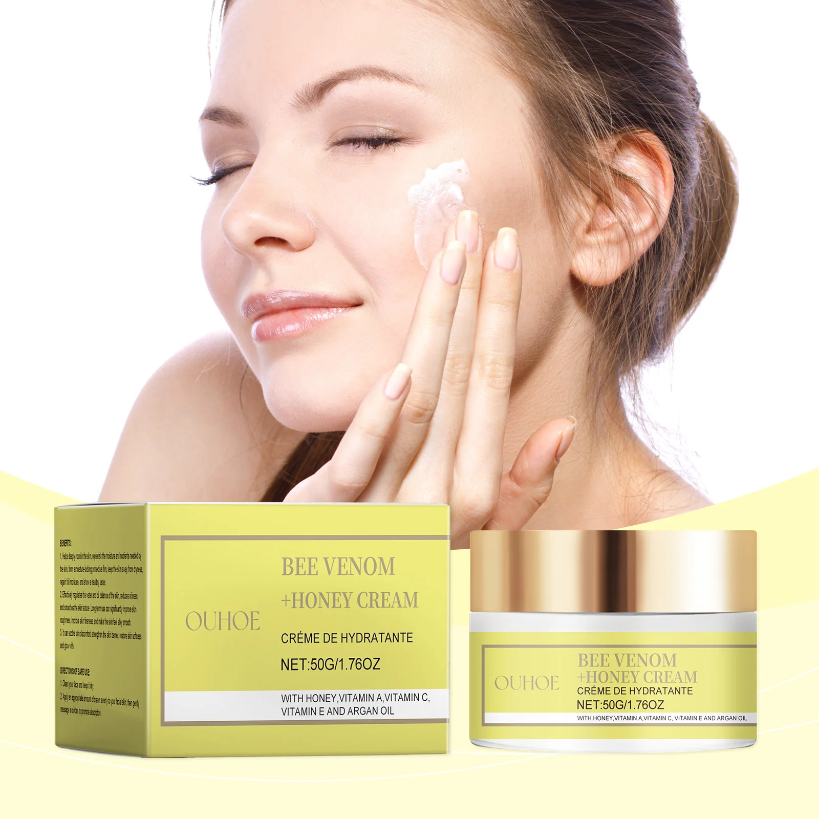 Honey Face Cream – Deep Hydration, Moisturizing, Lightweight Texture for OUHOE
Honey Face Cream – Deep Hydration, Moisturizing, Lightweight Texture for OUHOE