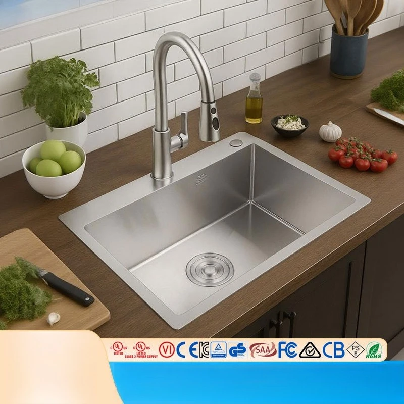 Heavy Duty SUS304 Stainless Kitchen Sink Basin Undermount Large Single Bowl Wholesale for Home Use Professionally Built Sink
Heavy Duty SUS304 Stainless Kitchen Sink Basin Undermount Large Single Bowl Wholesale for Home Use Professionally Built Sink