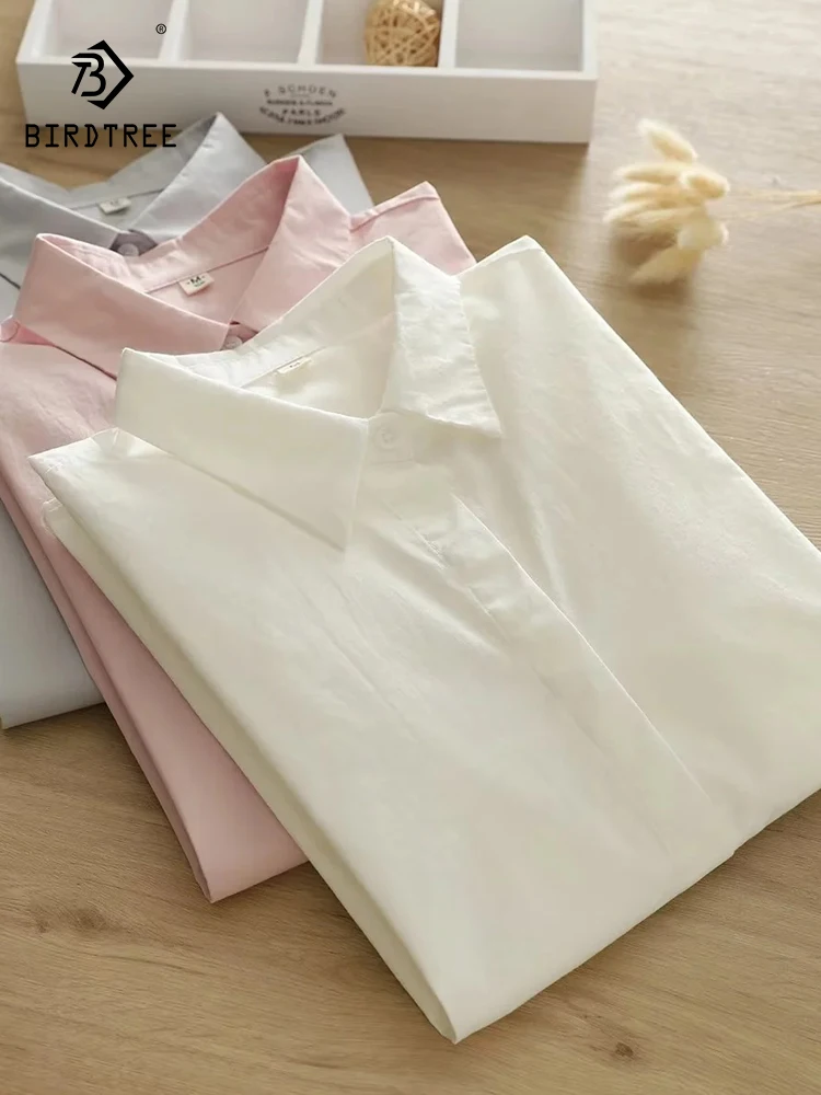 New 2025 Autumn Cotton Long Sleeve Shirt, Women Turn-down Collar Solid, Mori Girl Simple Basic Versatile Loose Blouse T58117CC
New 2025 Autumn Cotton Long Sleeve Shirt, Women Turn-down Collar Solid, Mori Girl Simple Basic Versatile Loose Blouse T58117CC