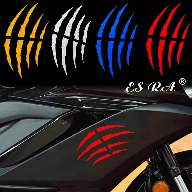Reflective Stickers Magic Claw Scratch Motorcycle Helmet Decorative Stickers Waterproof Sunscreen Scratch Covering Decals 
Reflective Stickers Magic Claw Scratch Motorcycle Helmet Decorative Stickers Waterproof Sunscreen Scratch Covering Decals