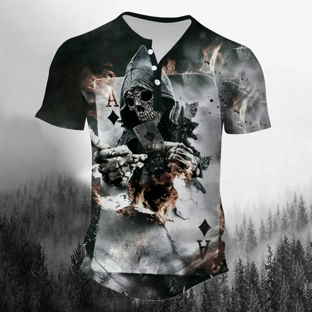 Футболка мужская с принтом черепа, уличный спортивный топ в стиле ретро, Повседневная модная эластичная футболка для фитнеса и бега, лето 
Футболка мужская с принтом черепа, уличный спортивный топ в стиле ретро, Повседневная модная эластичная футболка для фитнеса и бега, лето