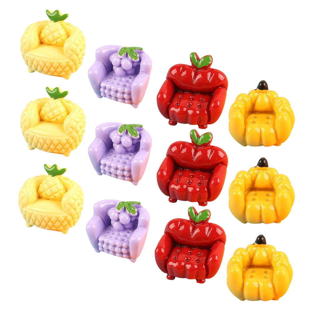 12 Pcs Fruit Sofa Diy Craft Decoration Cute Resin Charms Shell Figurine Small Mini
12 Pcs Fruit Sofa Diy Craft Decoration Cute Resin Charms Shell Figurine Small Mini