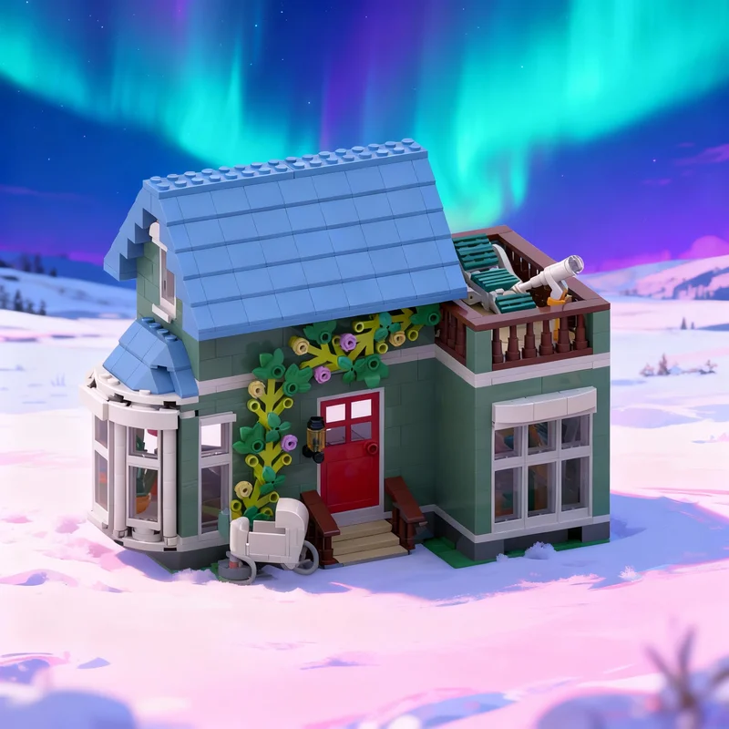 1112pcs MOC Modular Streetscape Cozy Sunflower Cottage Model Building Blocks Toy Architecture Christmas Gifts Brick Kids
1112pcs MOC Modular Streetscape Cozy Sunflower Cottage Model Building Blocks Toy Architecture Christmas Gifts Brick Kids
