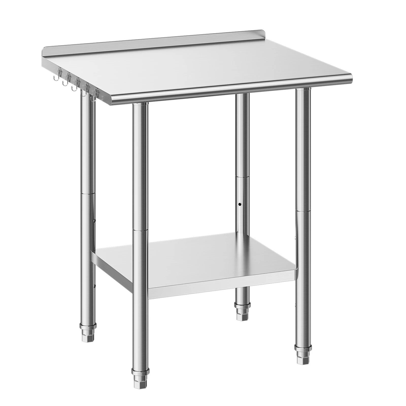 SucceBuy Stainless Steel Work Table with Backsplash Adjustable Undershelf Metal Utility Worktable for Restaurant Home Outdoor
SucceBuy Stainless Steel Work Table with Backsplash Adjustable Undershelf Metal Utility Worktable for Restaurant Home Outdoor