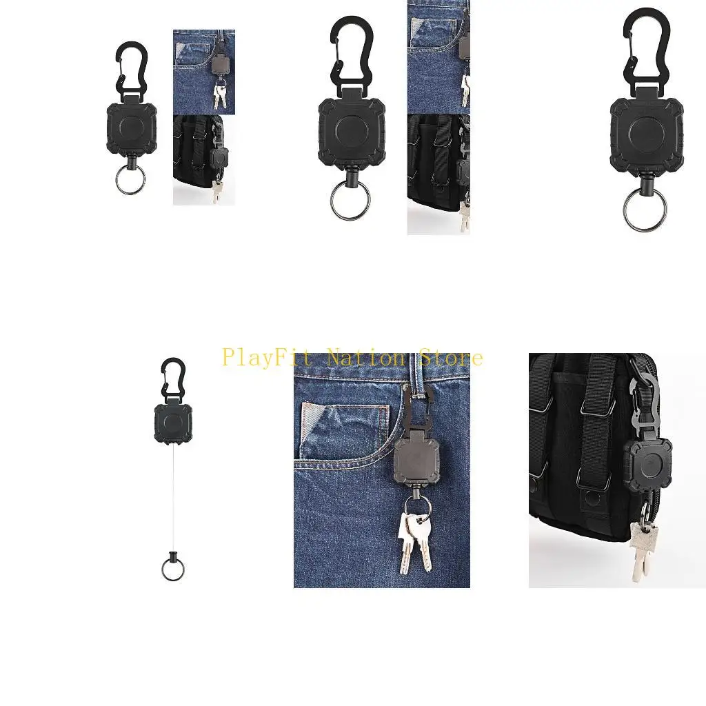 242F Retractable Badge Holder, Badge Holder with Belt Clip for Key Ring for Name C
242F Retractable Badge Holder, Badge Holder with Belt Clip for Key Ring for Name C