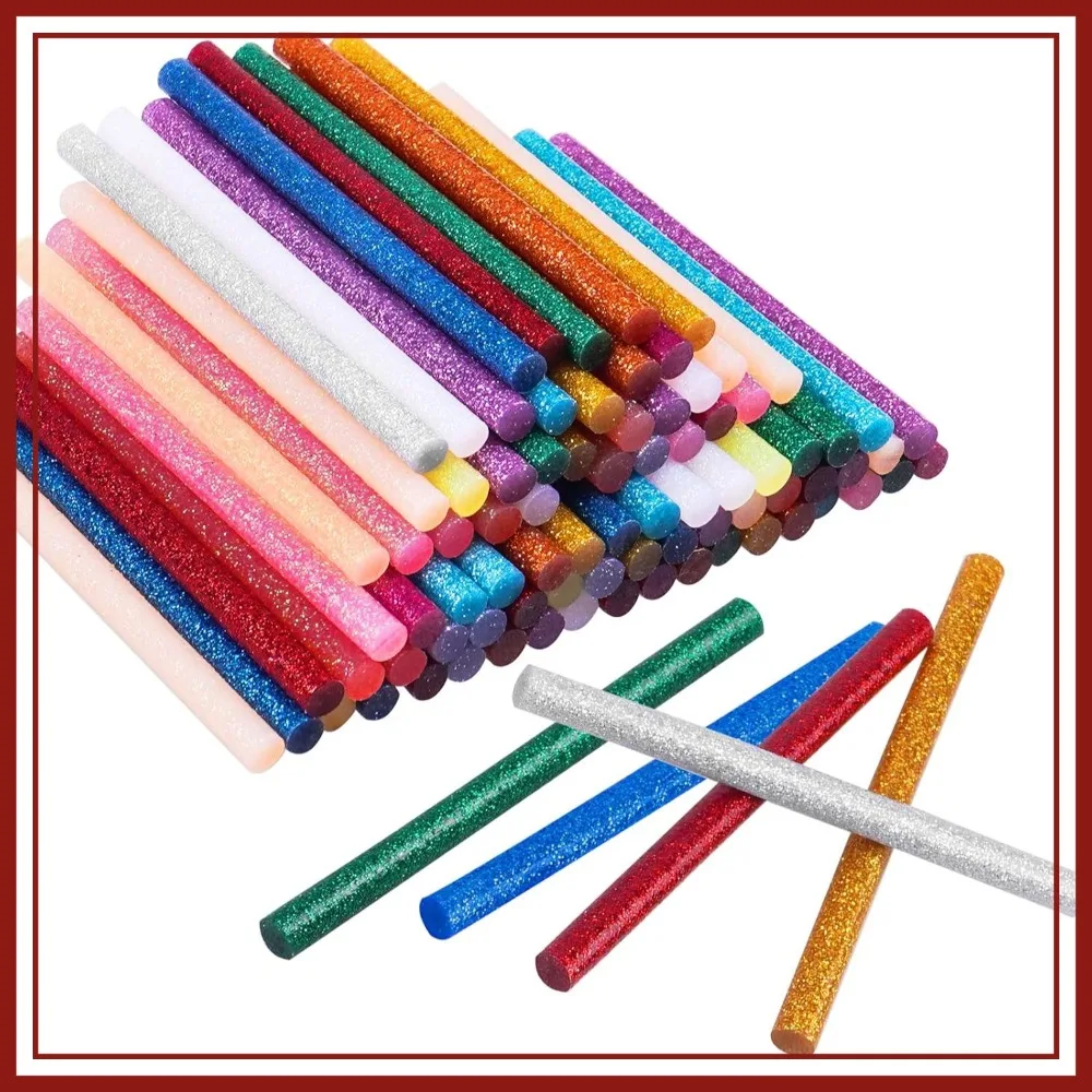 14 Colored Mini Glitter Hot Glue Sticks, 4 Inches 80 Pcs for DIY Art Craft
14 Colored Mini Glitter Hot Glue Sticks, 4 Inches 80 Pcs for DIY Art Craft