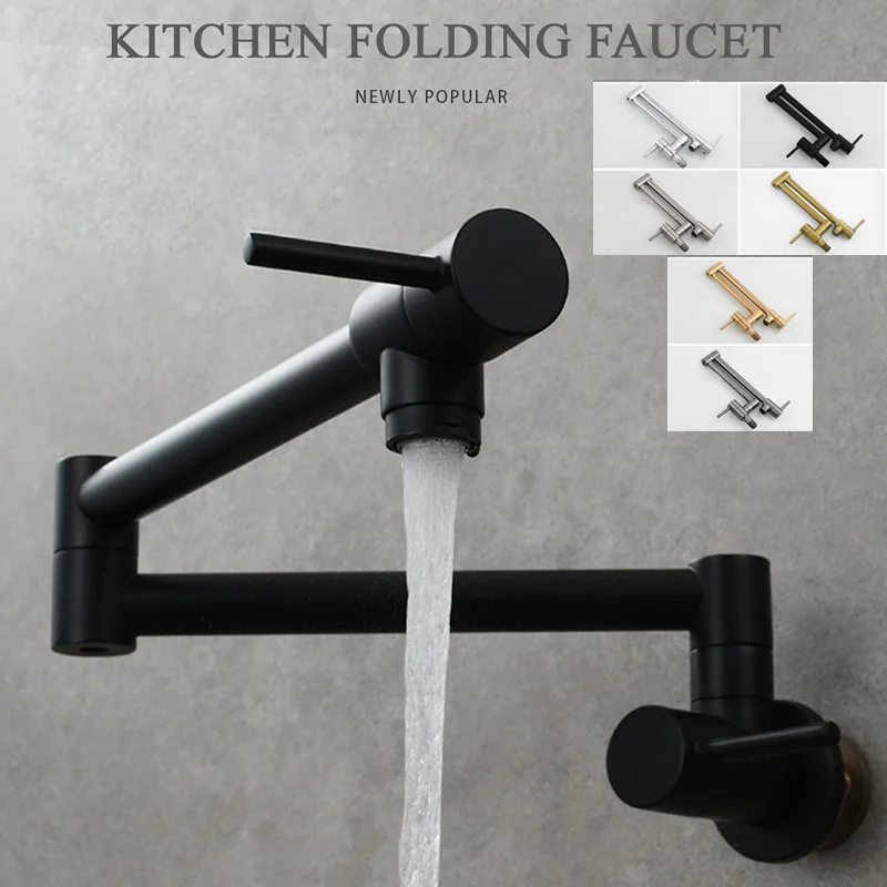 Wall-Mounted High-Quality Copper Kitchen Faucet Single-Cold Sink with Rotating Folding Nozzle for Efficient Cooking
Wall-Mounted High-Quality Copper Kitchen Faucet Single-Cold Sink with Rotating Folding Nozzle for Efficient Cooking