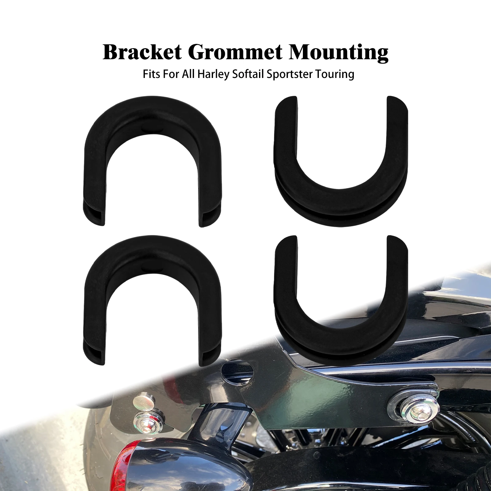 Motorcycle Backrest Bushing Sissy Bar Rack Docking Point Grommet For Harley Touring Road Glide Softail Breakout Sportster 1200
Motorcycle Backrest Bushing Sissy Bar Rack Docking Point Grommet For Harley Touring Road Glide Softail Breakout Sportster 1200